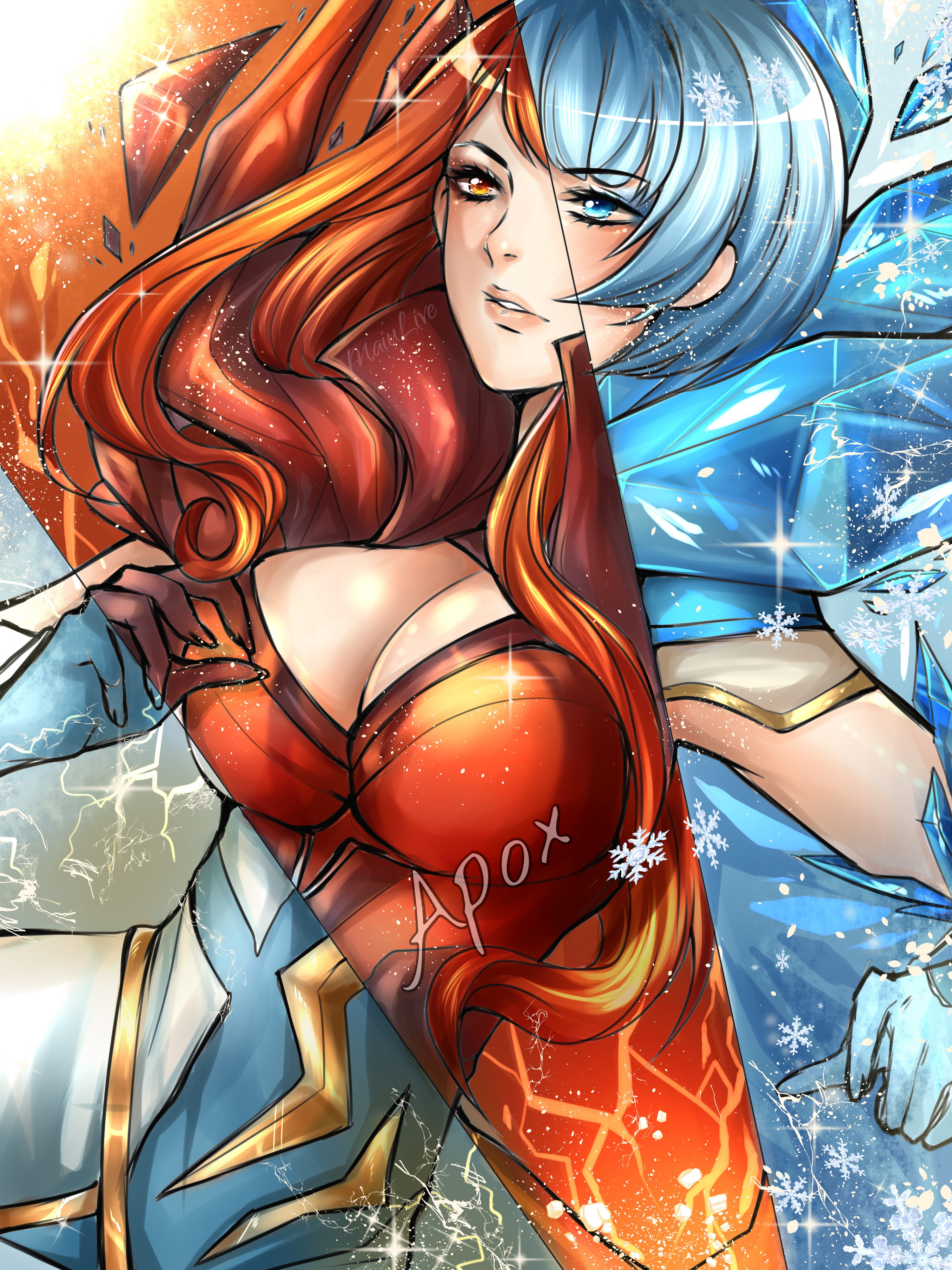 Elementalist Lux By Maiulive (3) Hd Wallpaper Background - Elementalist Lux Magma - HD Wallpaper 