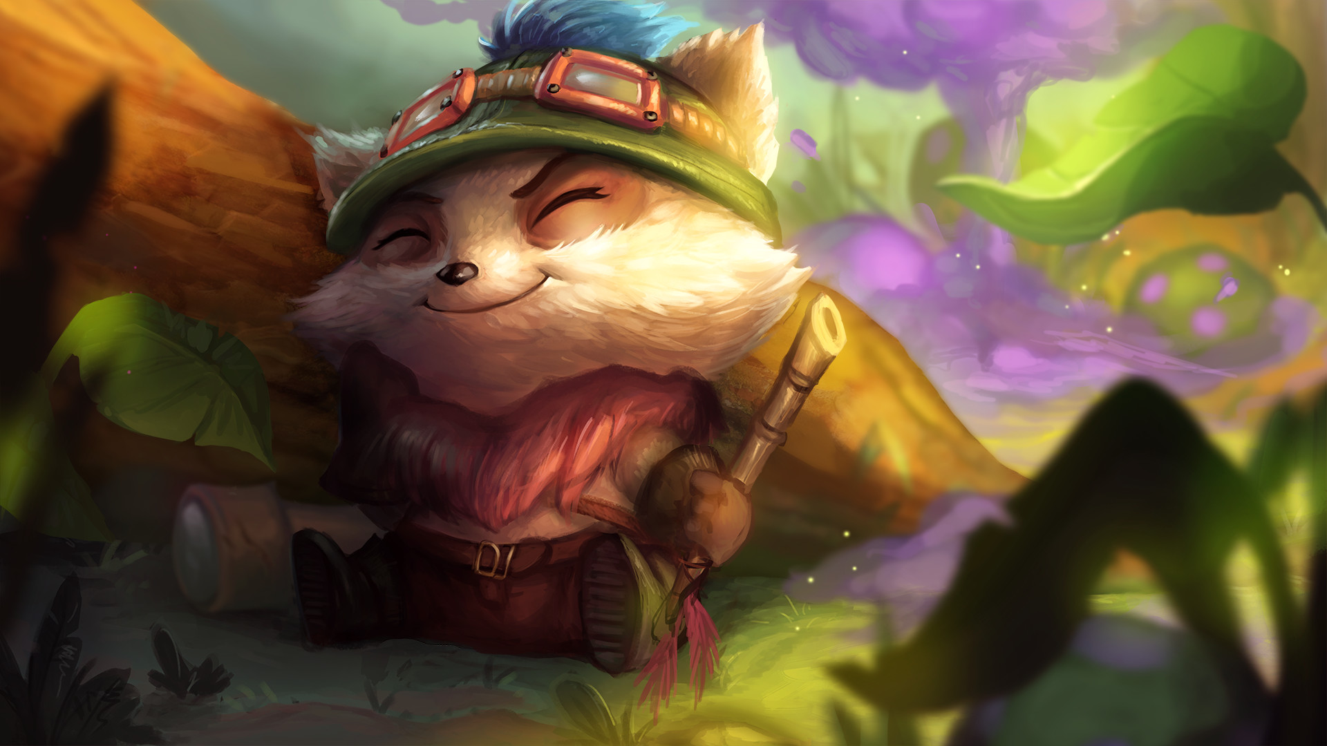 Teemo New Splash Art 1920x1080 Wallpaper teahub io. 