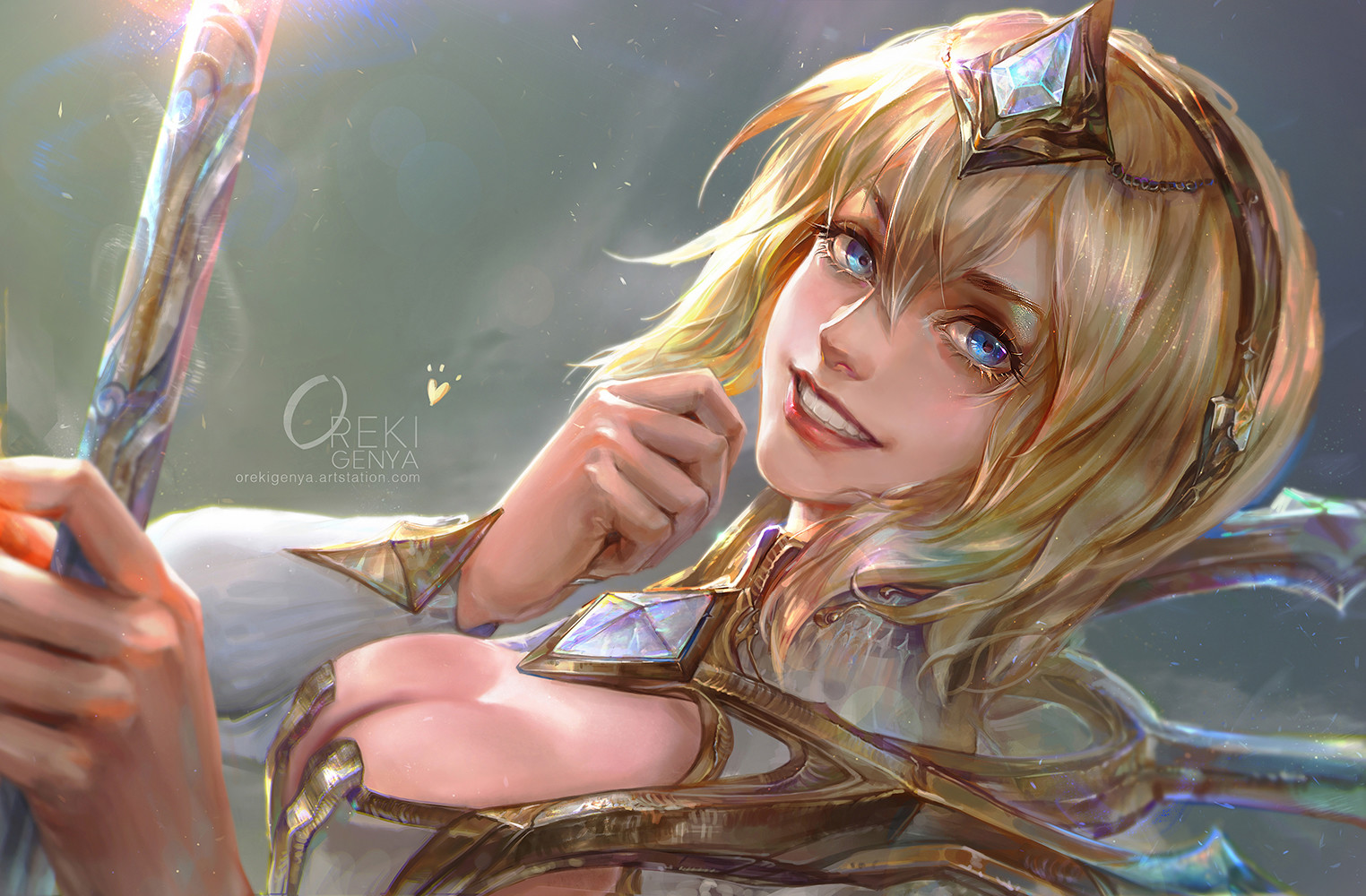 Fanart League Of Legends Lux - HD Wallpaper 
