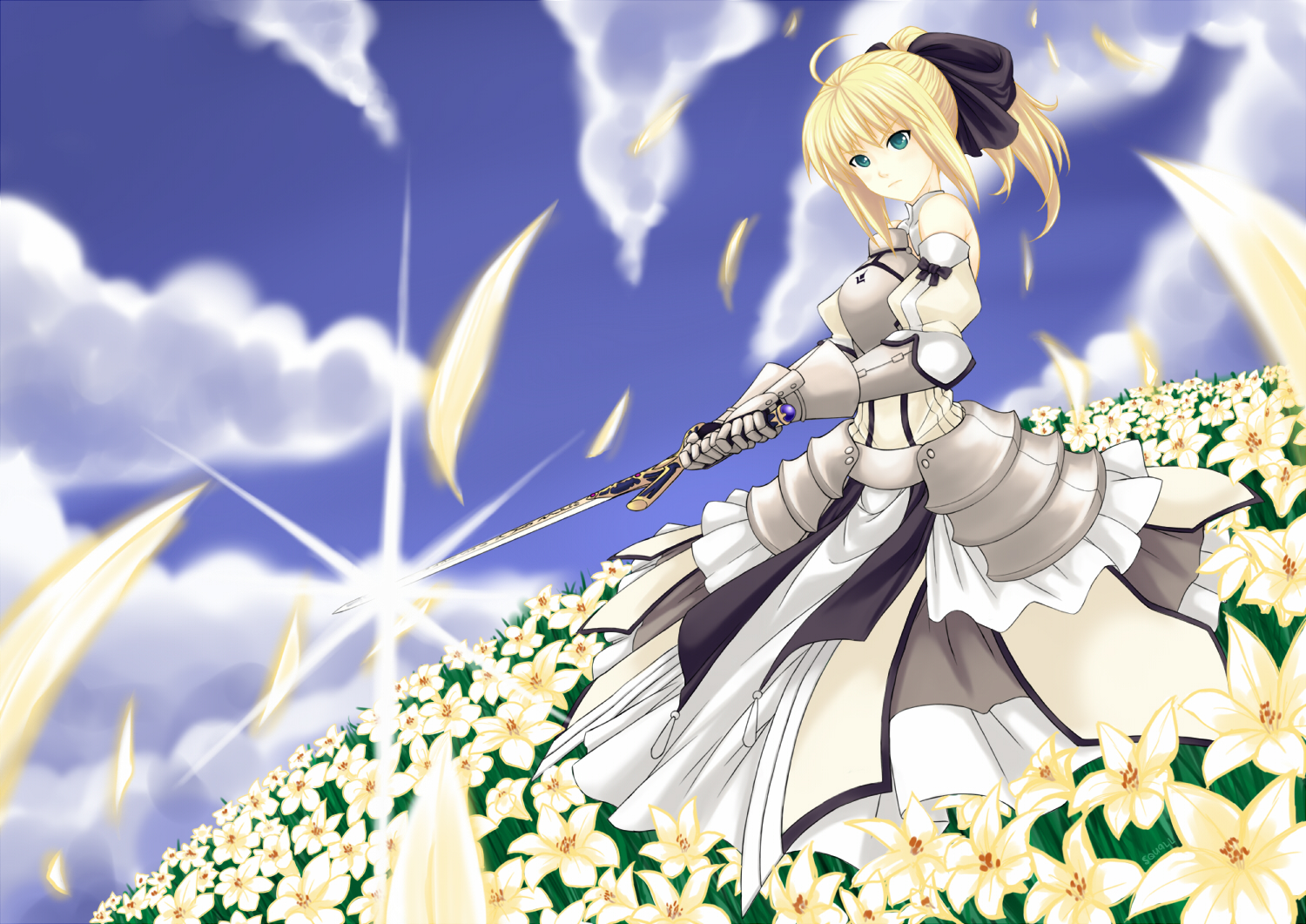 Fate Fate/stay Night Fate/unlimited Codes Saber Lily - Fate Stay Night Saber Lily - HD Wallpaper 