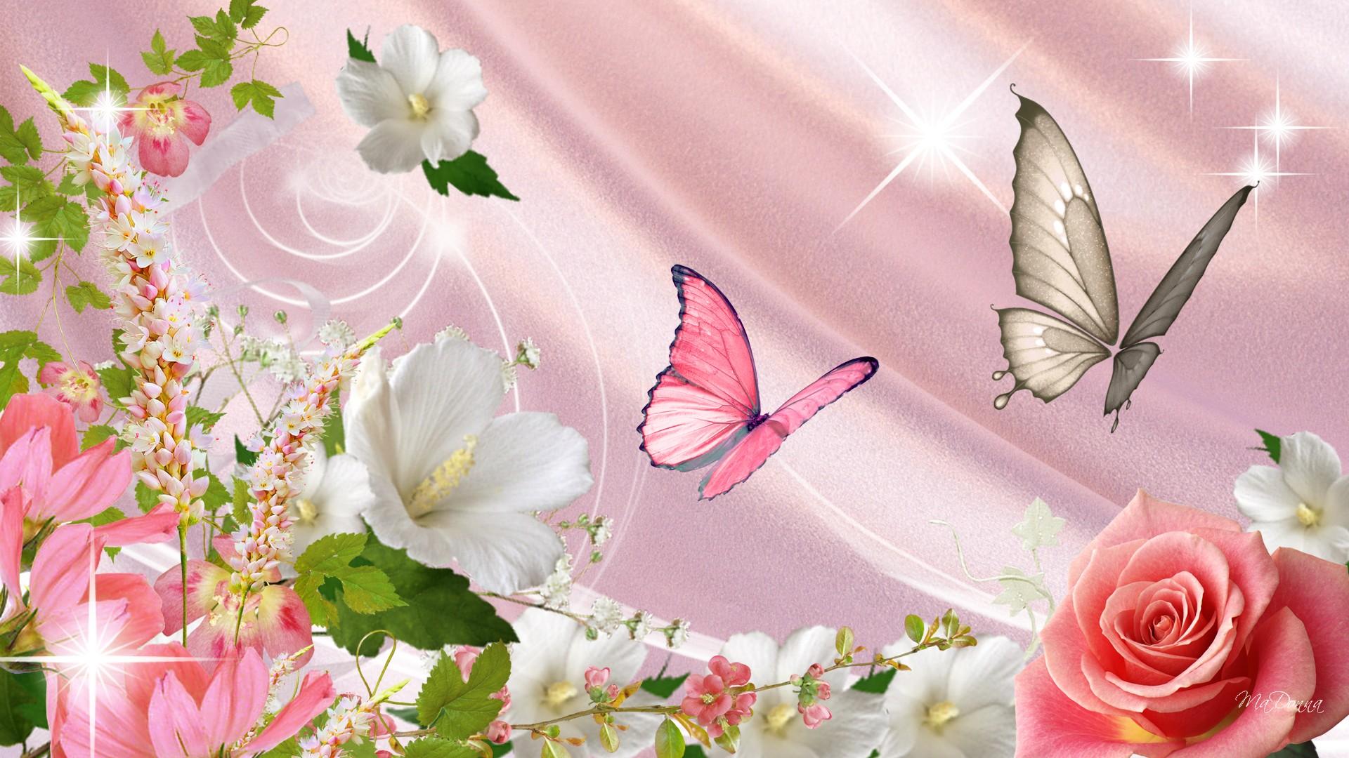 Abundance Of Flowers Wallpaper,roses Hd Wallpaper,stars - Chi Lin Nunnery -  970x545 Wallpaper 