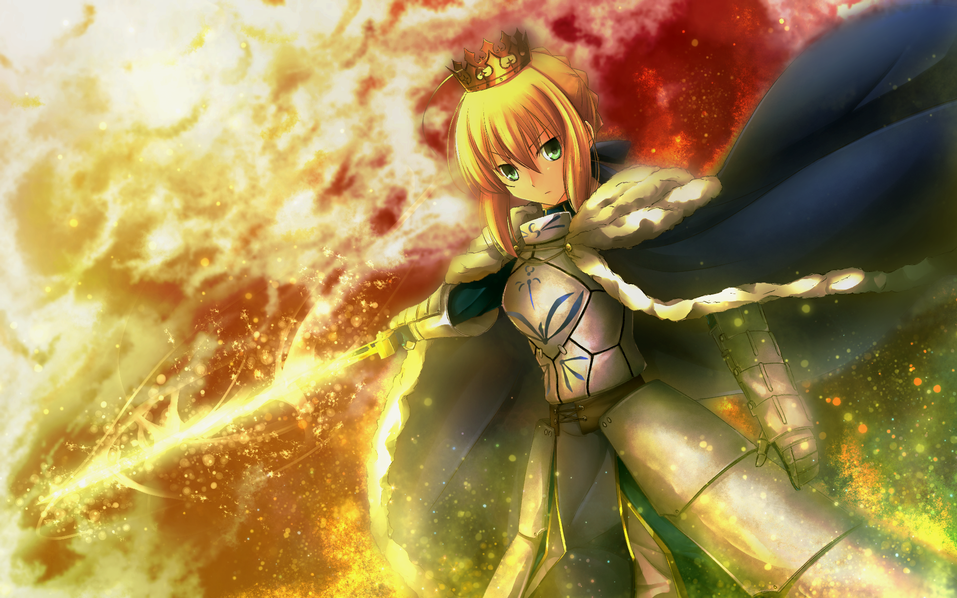 Altria Pendragon, Saber Lily, Art, Ereshkigal, Manga, - Altria Pendragon Saber Art - HD Wallpaper 