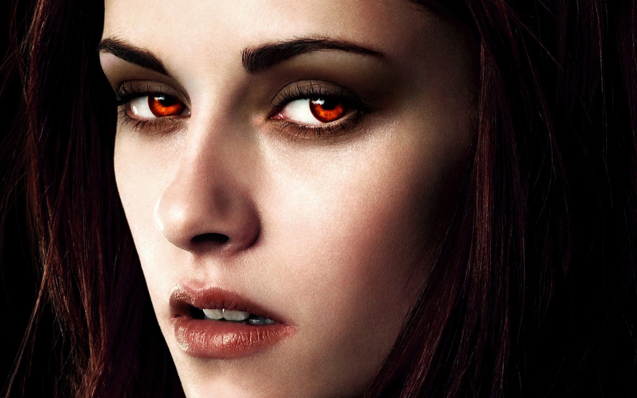 Kristen Stewart, Twilight, Red Eyes, Faces, Breaking - Romantic Twilight  Jacob Bella - 1280x800 Wallpaper 