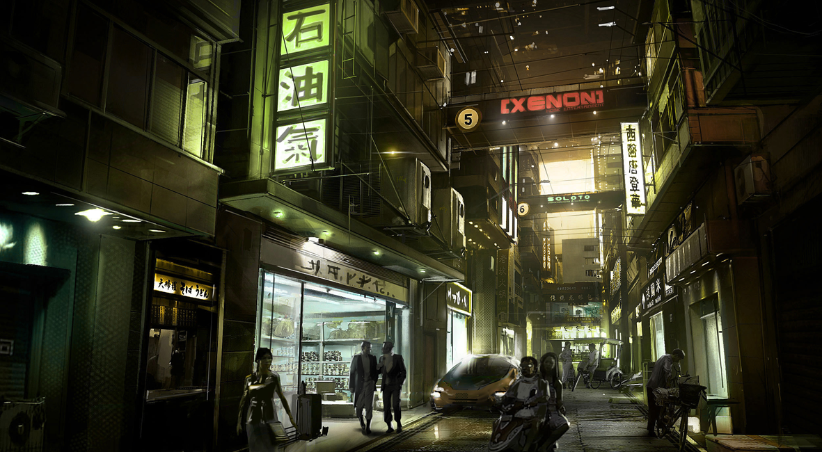 Deus Ex Hr Concept Art - HD Wallpaper 