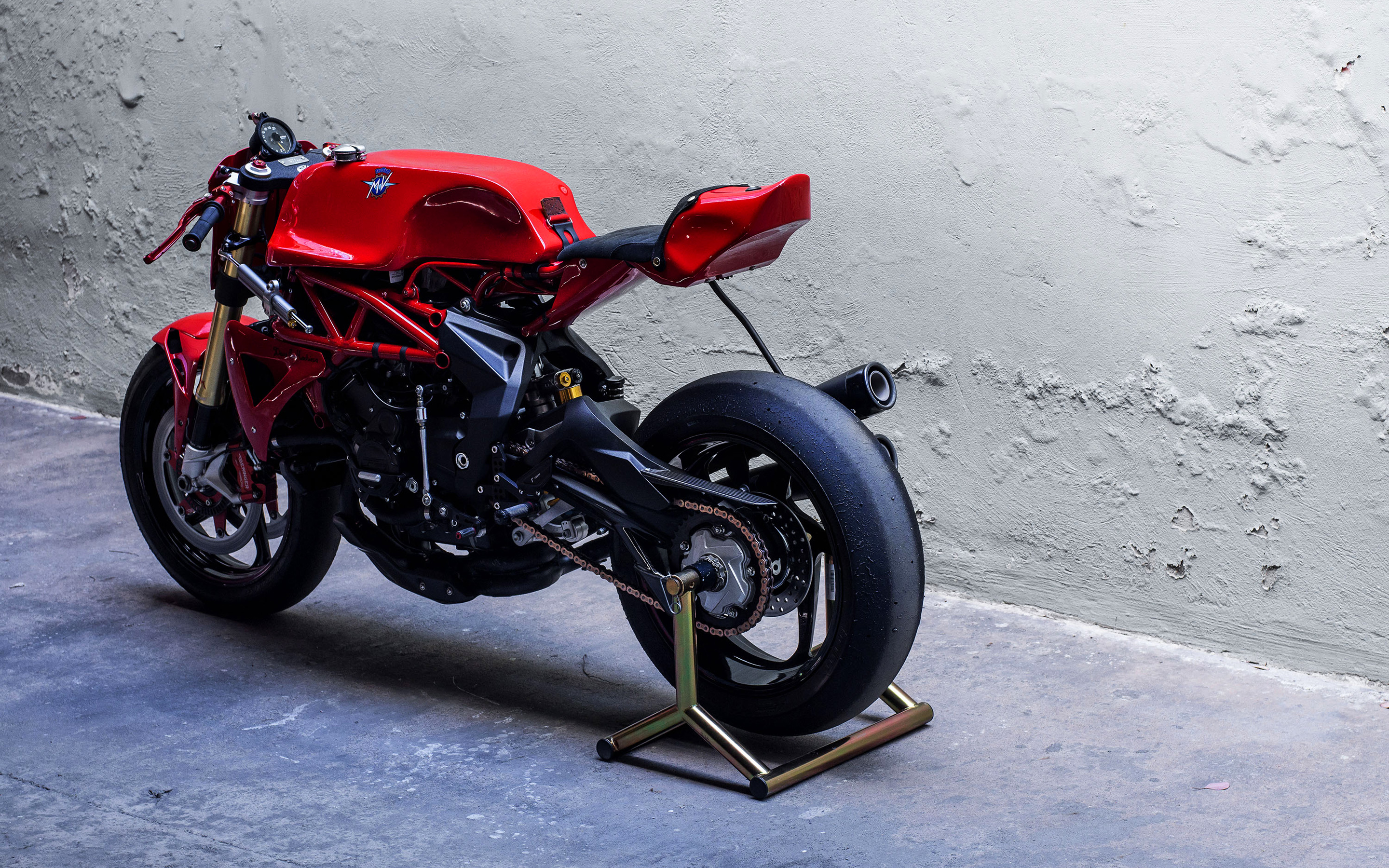 Deus Ex Machina, Agott, Tuning, Mv Agusta Brutale, - Mv Agusta Cafe Racer - HD Wallpaper 