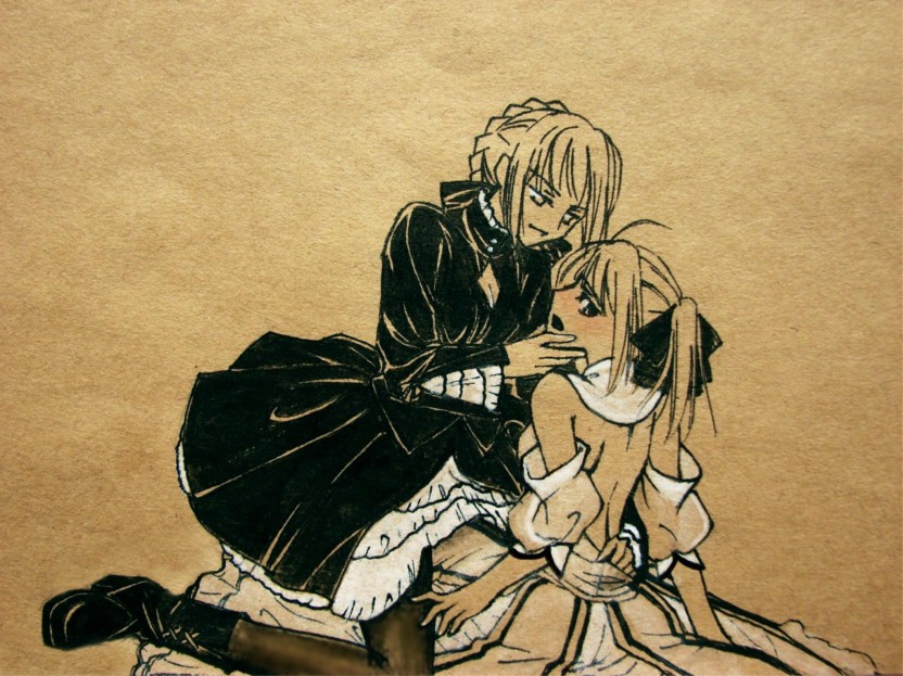 Saber Alter Saber Lily - HD Wallpaper 