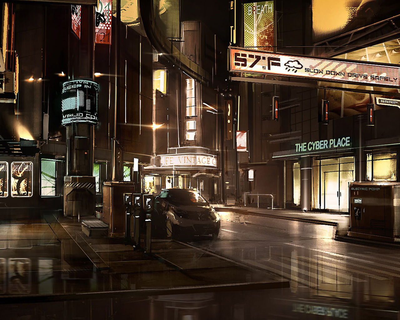 Human Revolution Wallpaper In - Deus Ex Human Revolution World - HD Wallpaper 