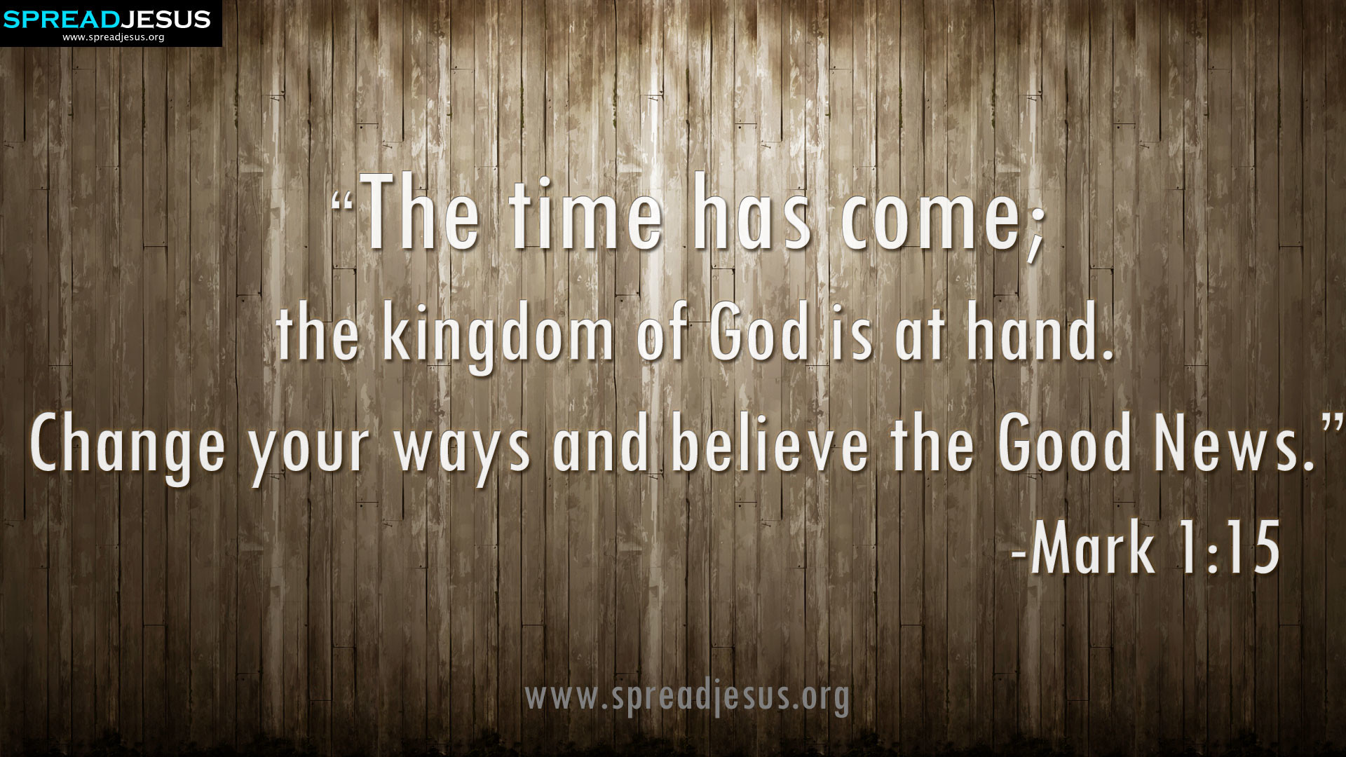 Change Your Ways And Believe The Good News 
 Data-src - Good News Bible Quotes - HD Wallpaper 