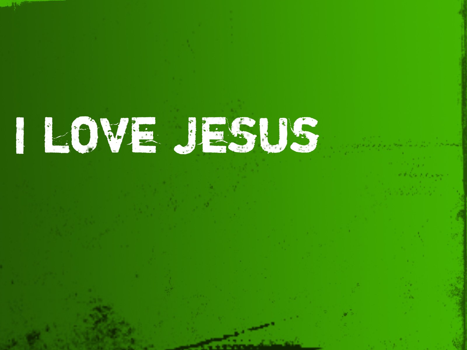 Love Jesus Green - HD Wallpaper 