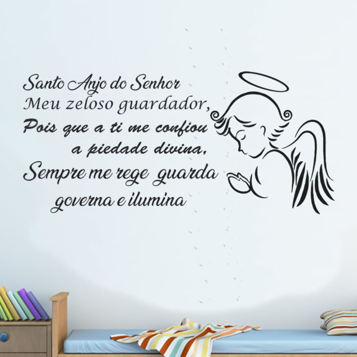 Adesivo Anjo Da Guarda Evangélico Cristão Jesus Frase - Christians - HD Wallpaper 