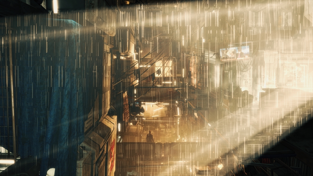 Mankind Divided, Artwork, Raining, Sci-fi, Futuristic - Deus Ex Mankind Divided Artwork - HD Wallpaper 