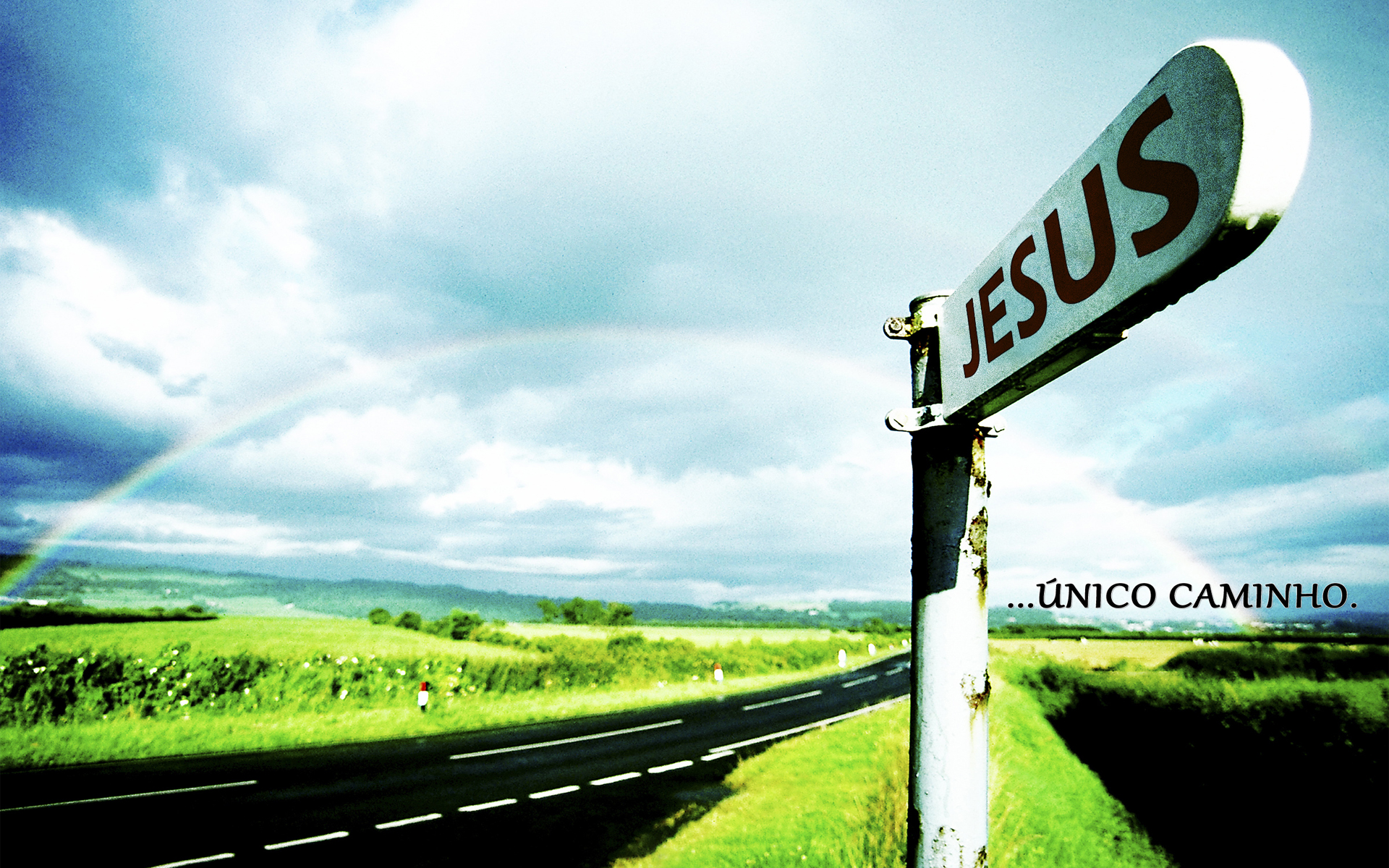 Jesus Salva - Unico Caminho - HD Wallpaper 