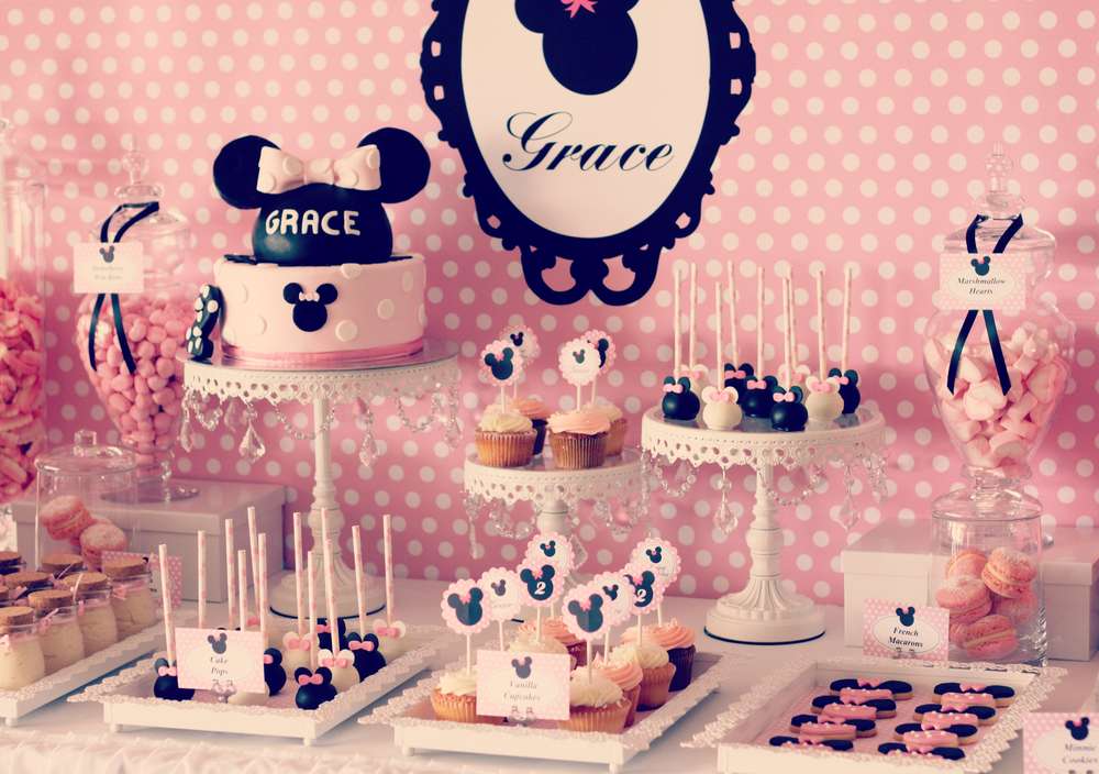 Minnie Mouse Birthday Party Set - HD Wallpaper 