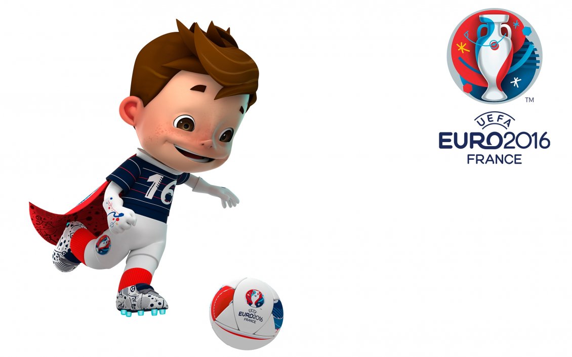 Download Wallpaper Funny Mascot For Uefa Euro 2016 - Uefa Euro 2016 France Mascot - HD Wallpaper 