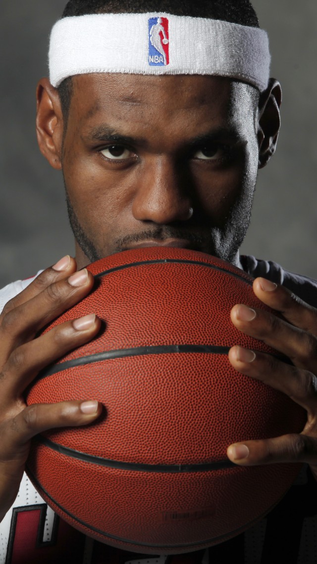 Basketball, Lebron James, Nba, Cleveland Cavaliers - Lebron James Miami Heat - HD Wallpaper 