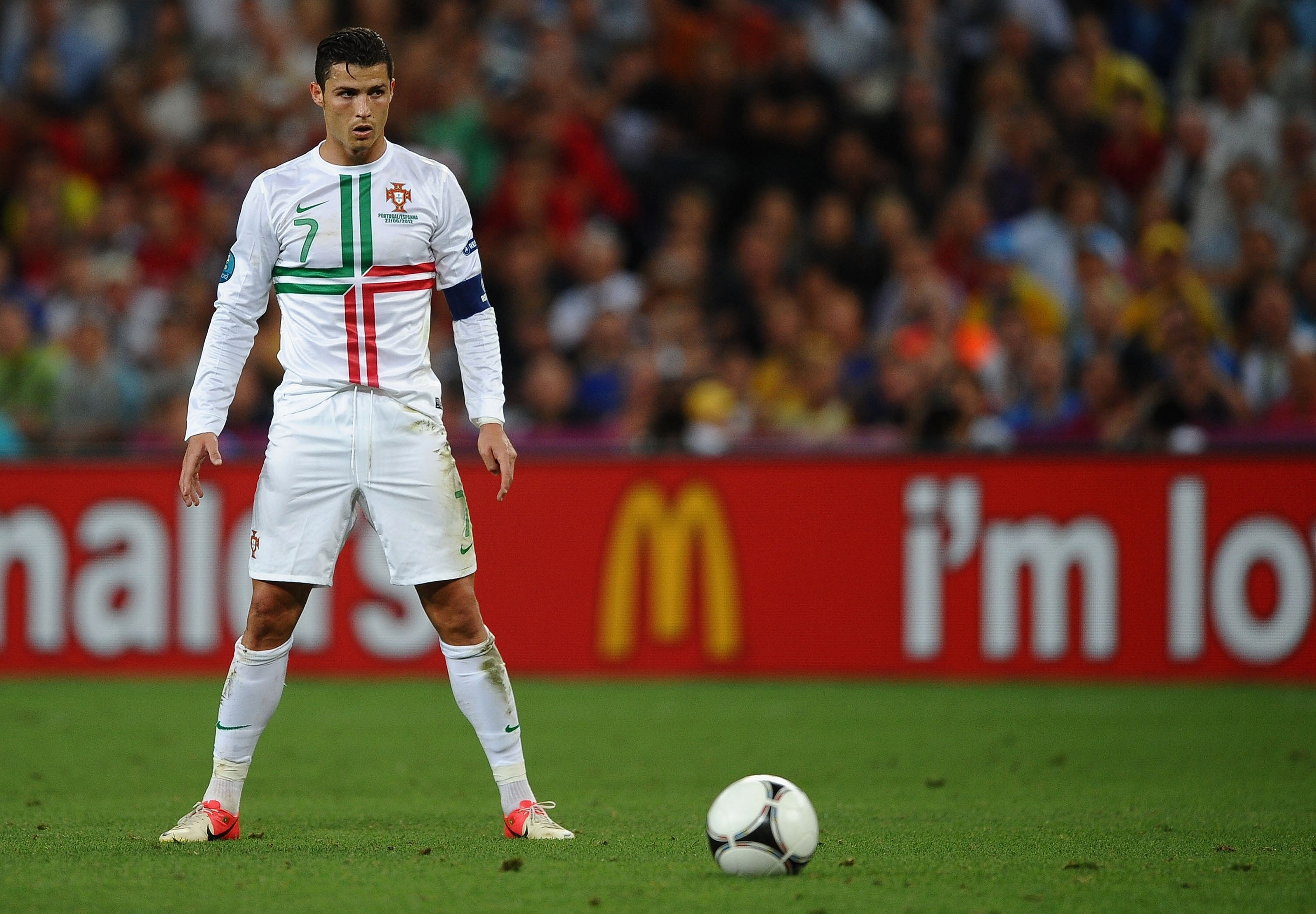 Cr7 Free Kick Wallpaper Hd - HD Wallpaper 