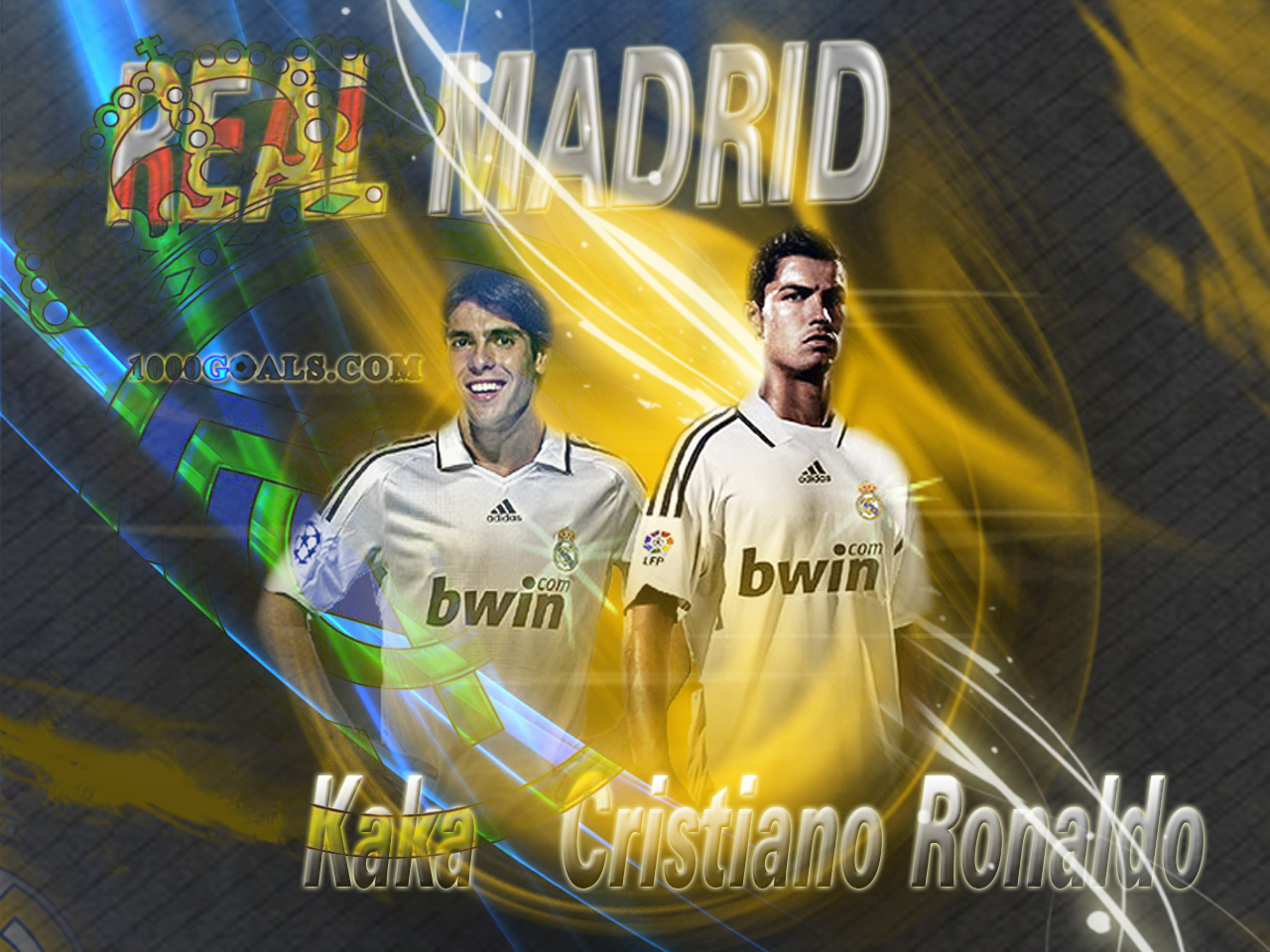 Kaka Y Cristiano Ronaldo Real Madrid Wallpaper Hd - HD Wallpaper 