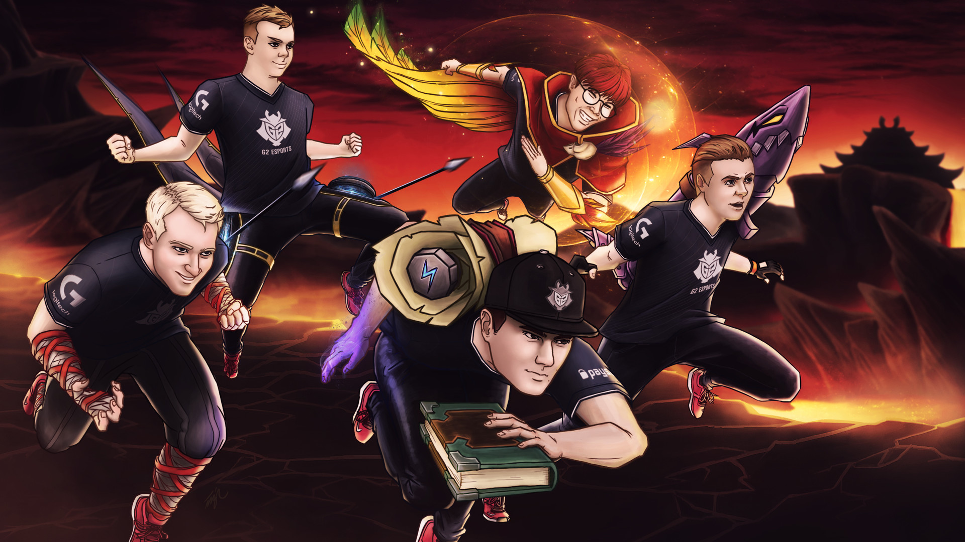 G2esports Artwork - HD Wallpaper 