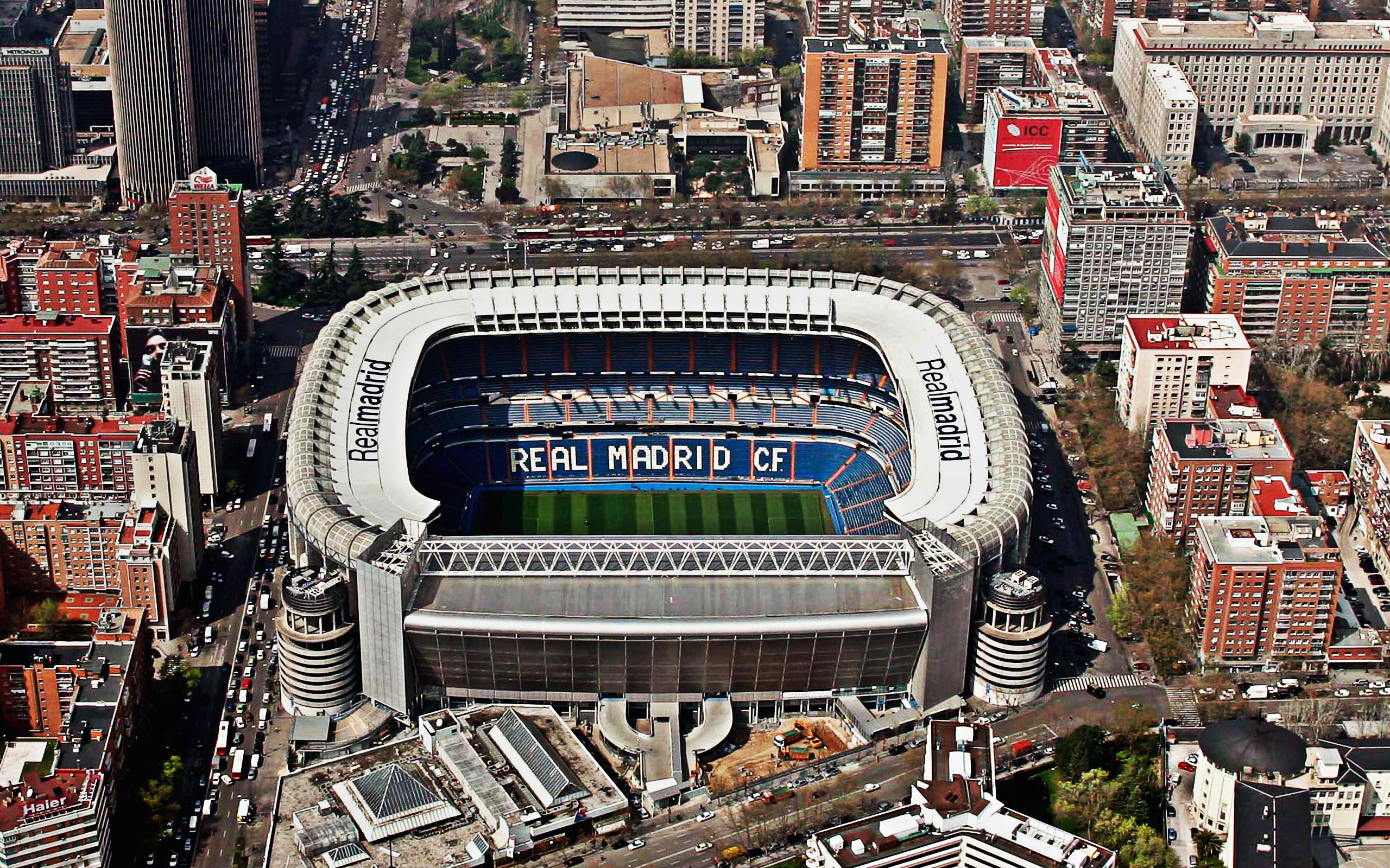 Santiago Bernabeu Stadium, Madrid, Spain, Real Madrid - Santiago Bernabeu - HD Wallpaper 