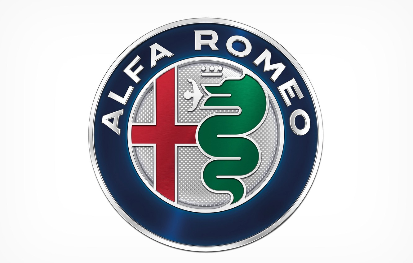 Photo Wallpaper Alfa Romeo, New, 2015, Label, The New - Car Logo With Red And Green - HD Wallpaper 