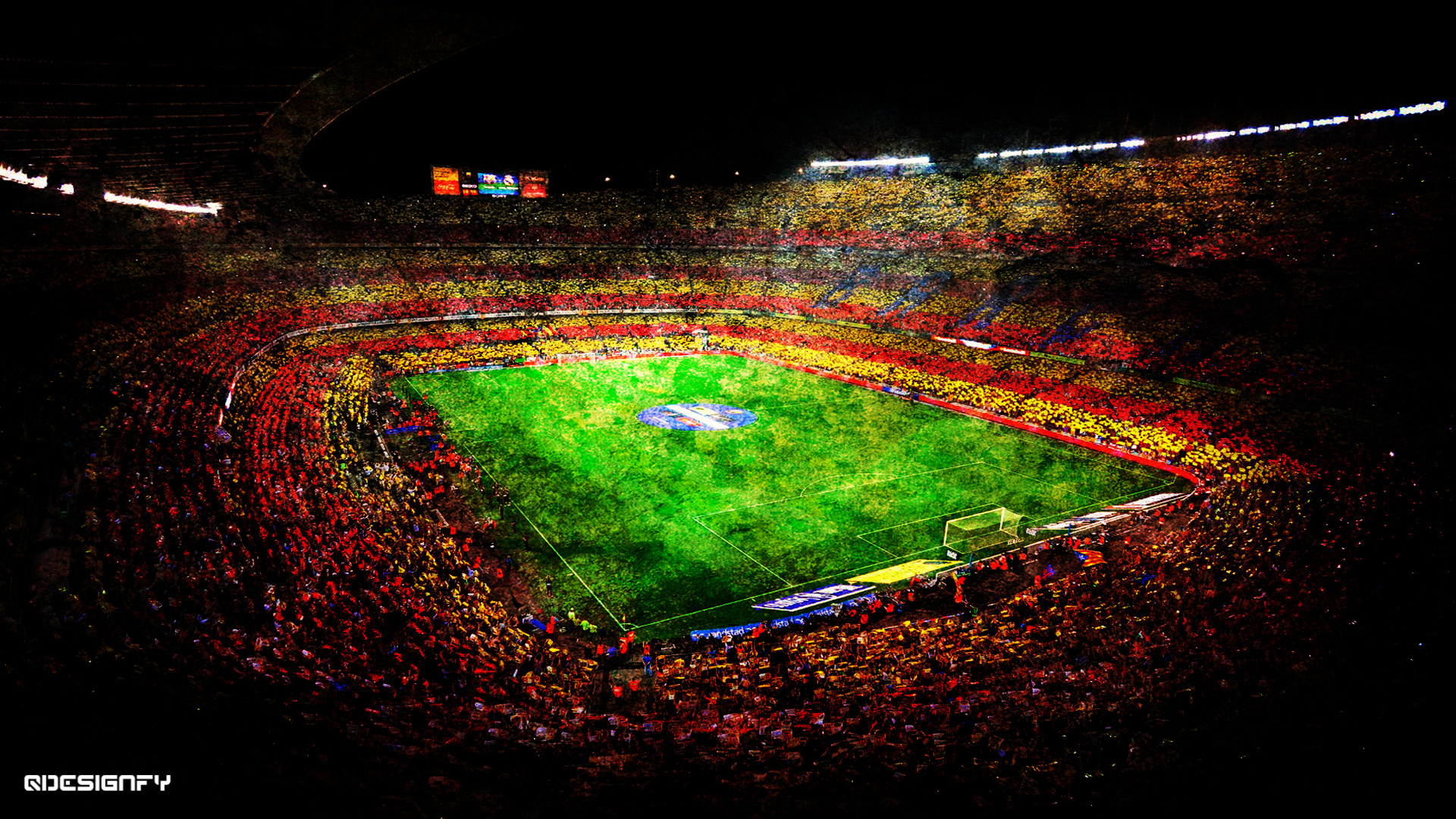 1920x1080, Camp Nou Wallpaper Stadium Barcalona By - Camp Nou - HD Wallpaper 