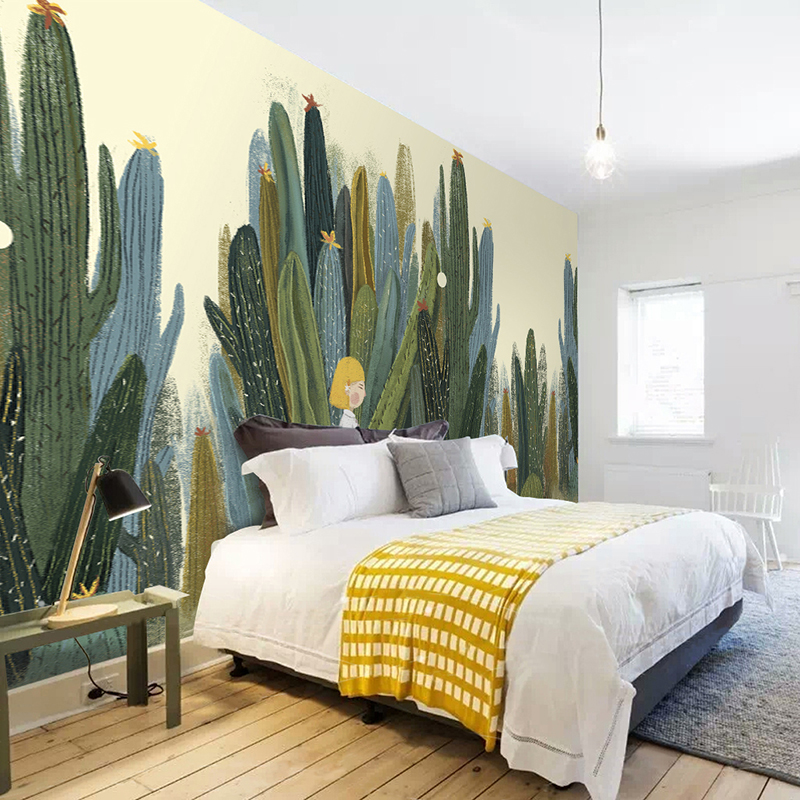 Yellow Green Bedroom - HD Wallpaper 