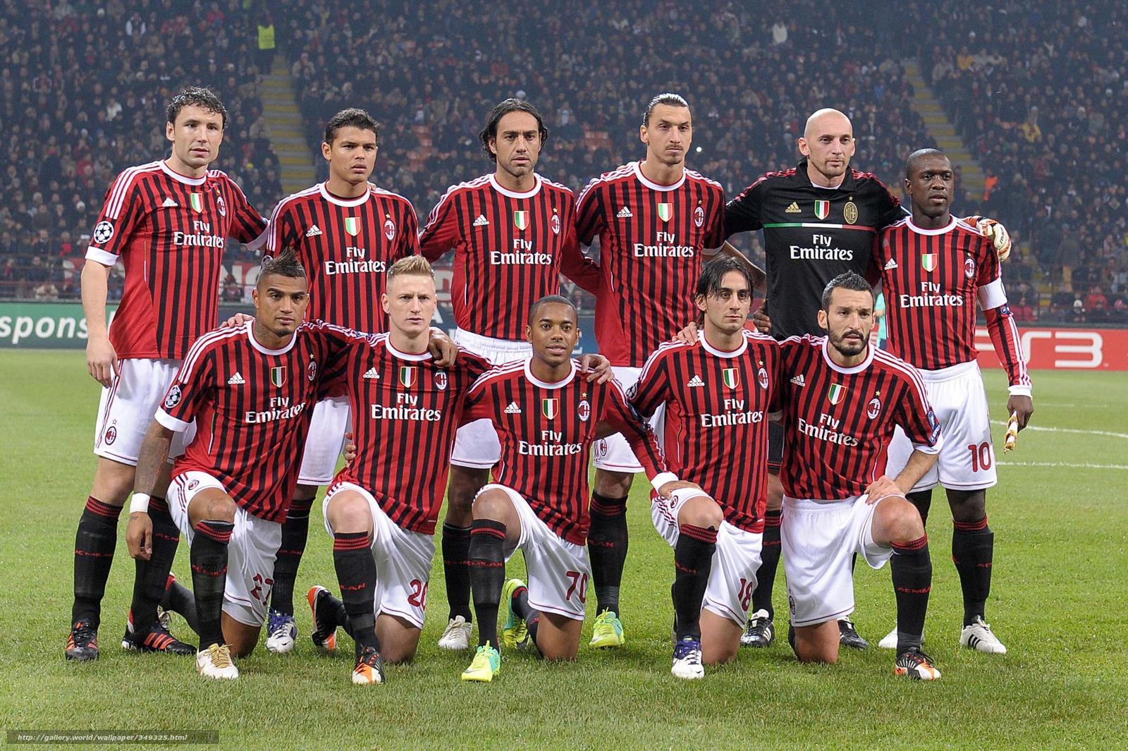 Download Wallpaper Milan, Team, Photo Before The Game, - 2012 - HD Wallpaper 