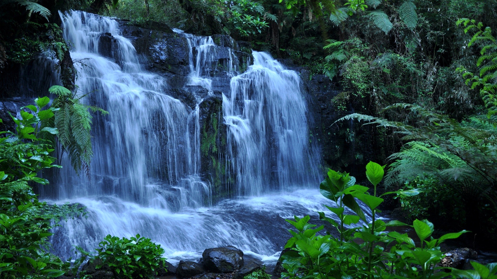 Awesome Wallpapers Of Waterfalls - Water Falls Fotos Download - HD Wallpaper 