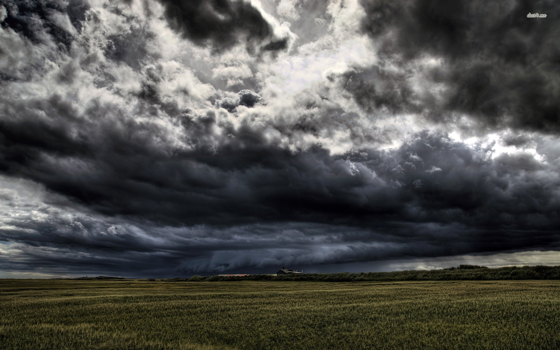 Storm Clouds Desktop Wallpaper - High Resolution Stormy Sky - HD Wallpaper 