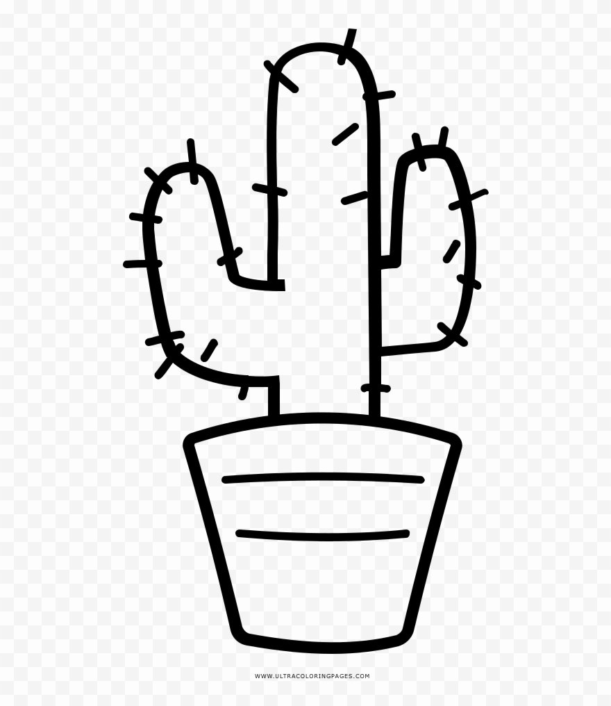 Cute Cactus Coloring Page Fresh Survival Cactus Coloring - Kaktus Icon Png Transparent - HD Wallpaper 