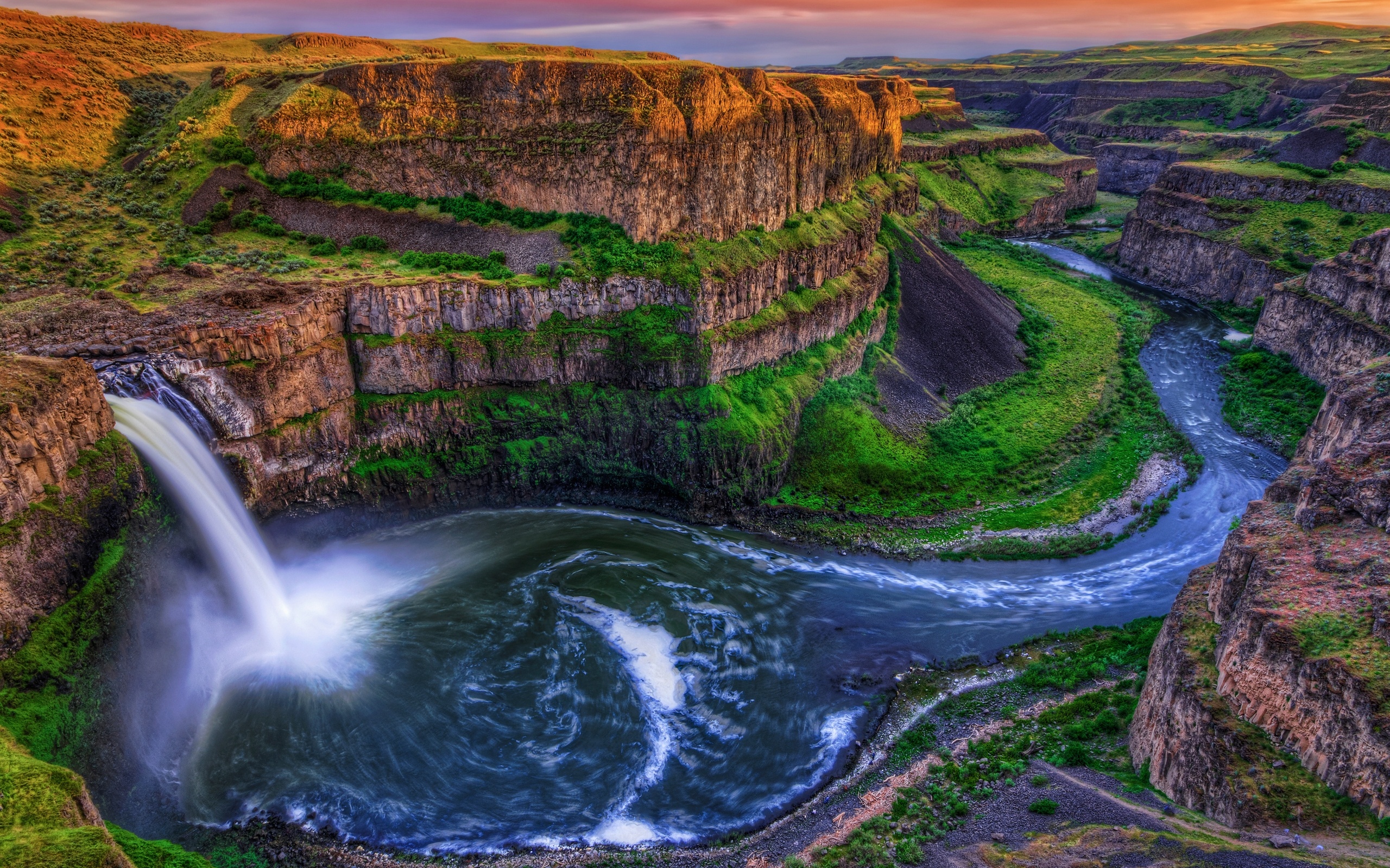 Palouse Falls - HD Wallpaper 