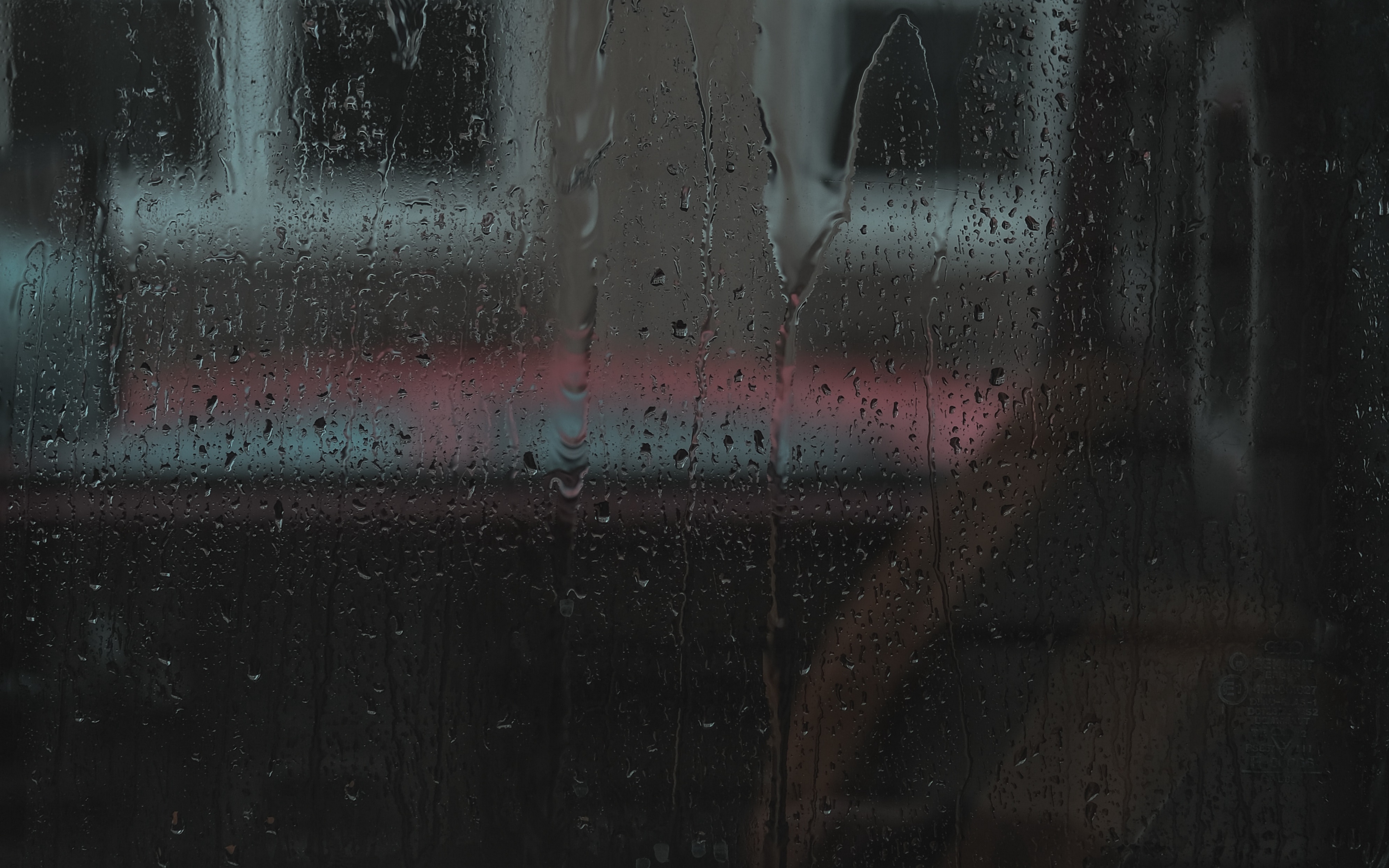 Wallpaper Window, Glass, Wet, Drops, Rain - Rain - HD Wallpaper 