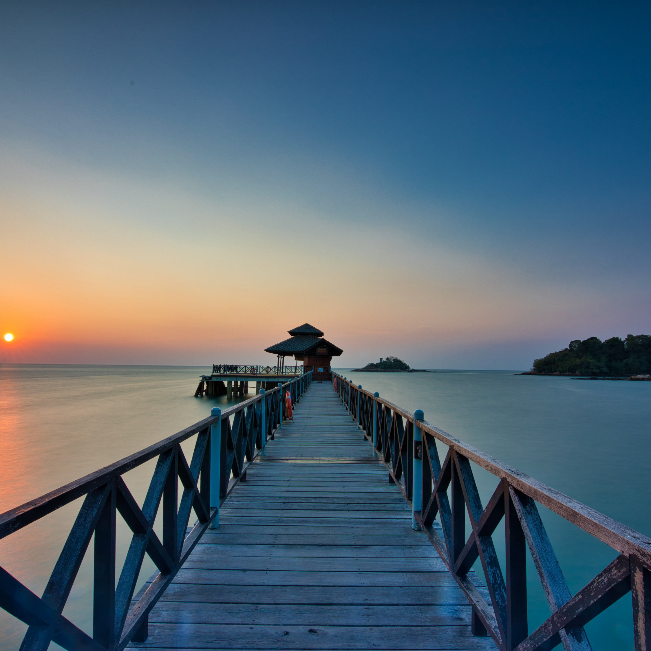 Wooden Bridge Iphone - HD Wallpaper 