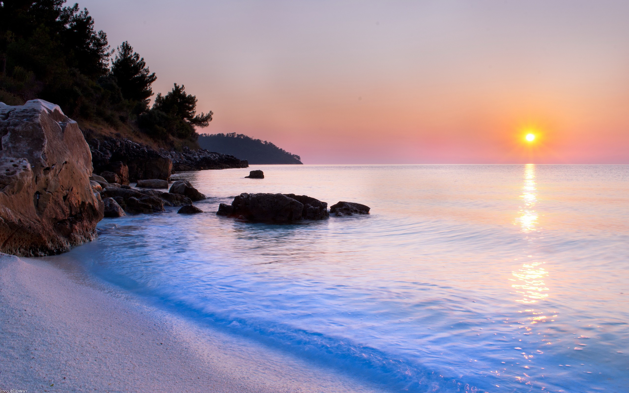 Beach In The Evening - HD Wallpaper 