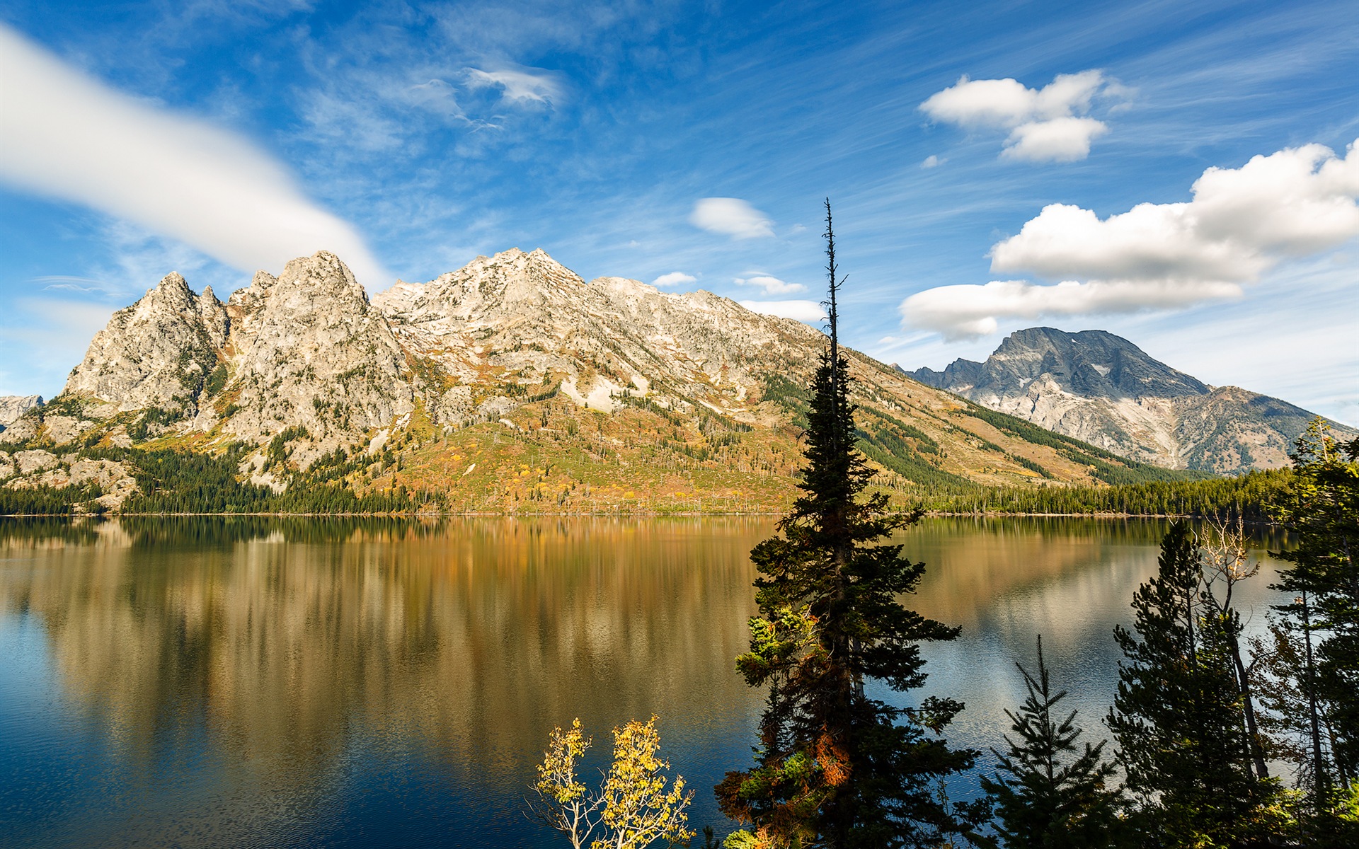 Usa Grand Teton National Park Nature Landscape Hd Wallpapers - Grand Teton National Park, Jenny Lake - HD Wallpaper 