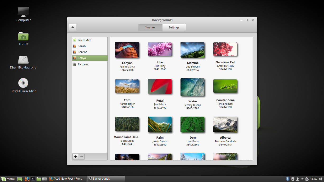 Linux Mint - HD Wallpaper 