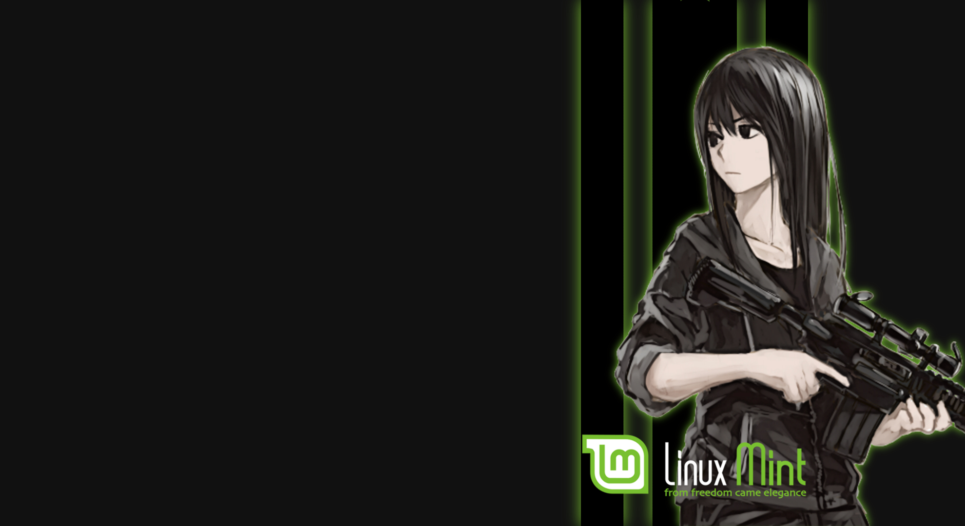 Linux Mint Wallpaper Anime - HD Wallpaper 