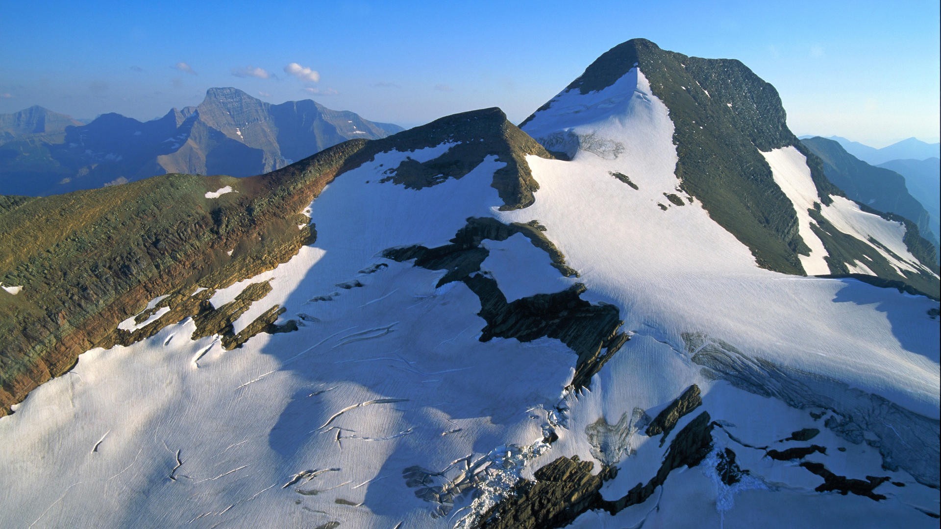 Glacier Mountain - HD Wallpaper 