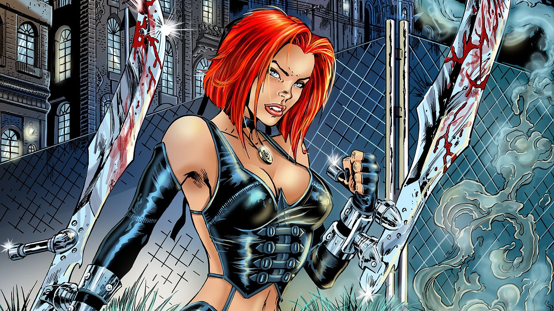 Rayne Bloodrayne Art - HD Wallpaper 