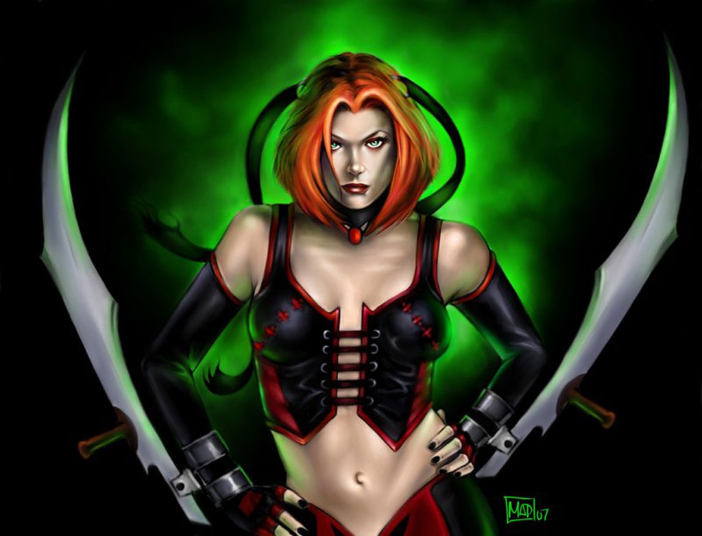 Artwork Bloodrayne - HD Wallpaper 