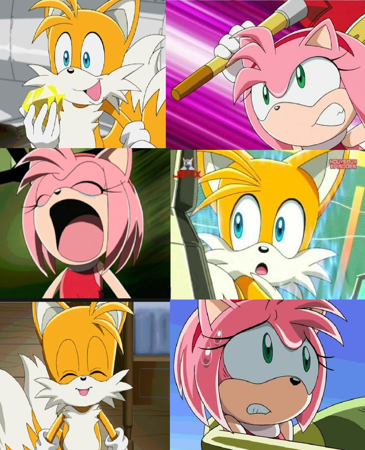 Tails/amy Wallpaper - Amy Sonic X Gif - HD Wallpaper 