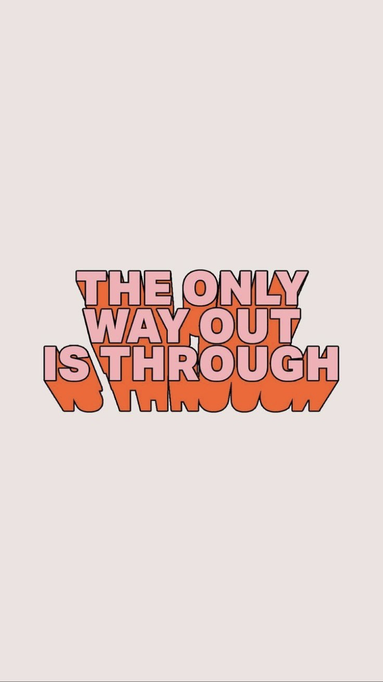 Only Way Out Is Through - HD Wallpaper 