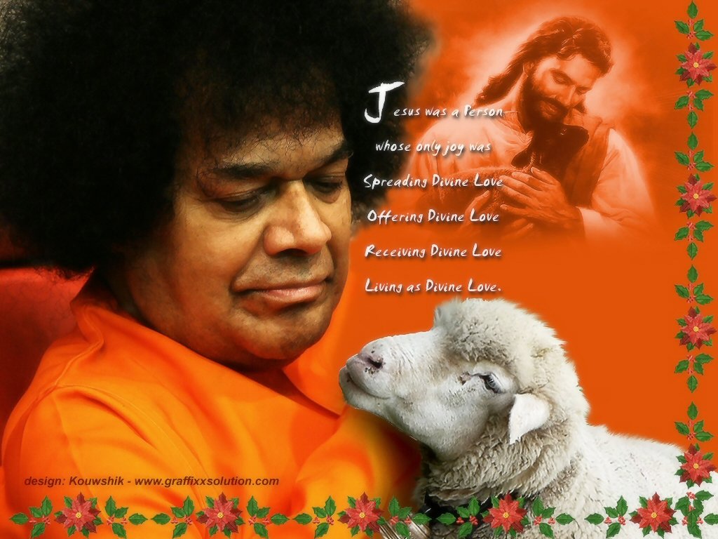 Sathya Sai Baba Love - HD Wallpaper 