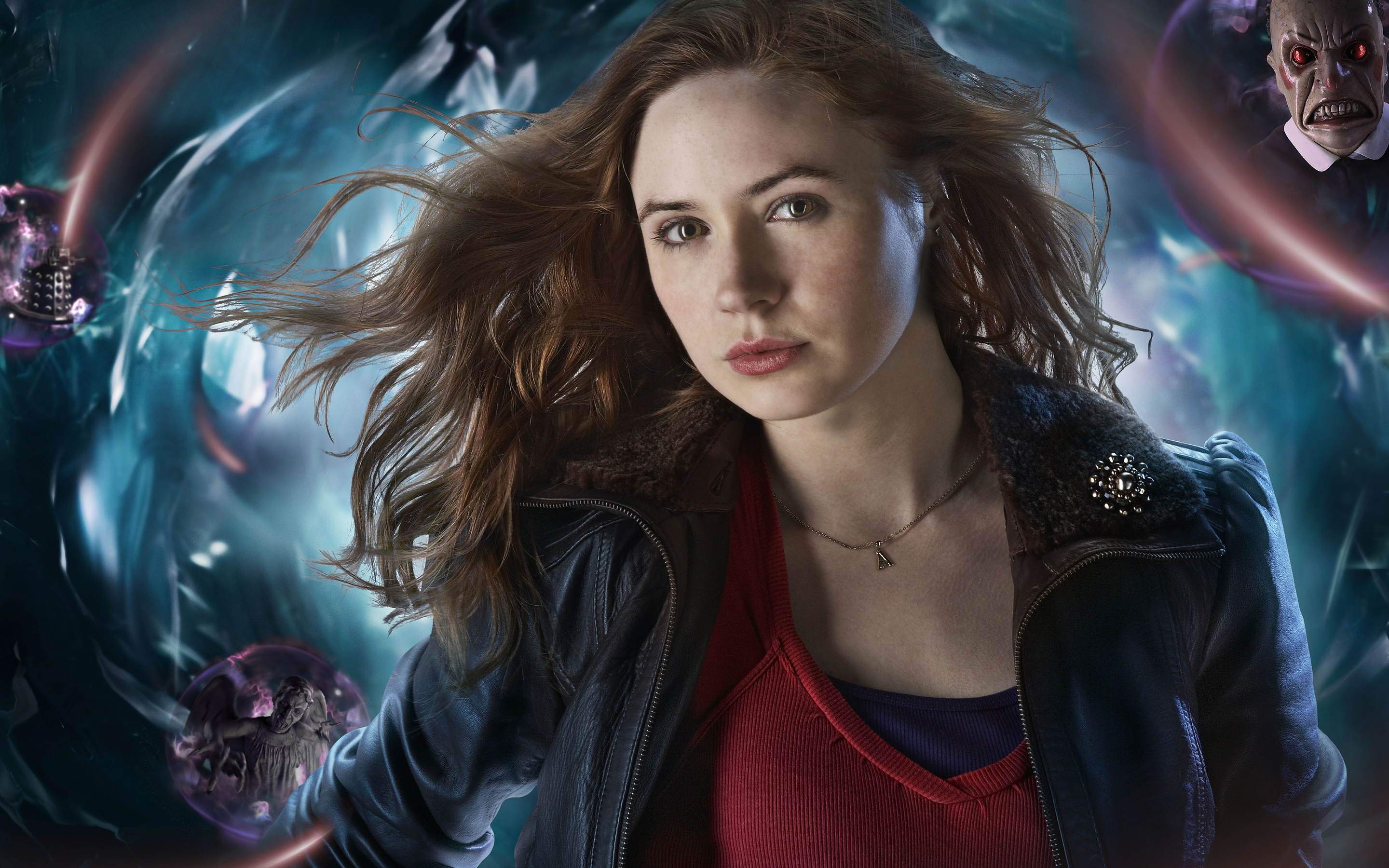 Karen Gillan As Amy Pond - Amy Pond - HD Wallpaper 