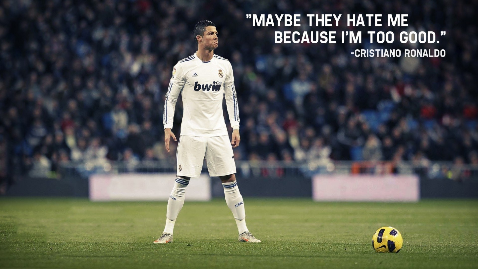 Ronaldo Soccer Quotes - HD Wallpaper 