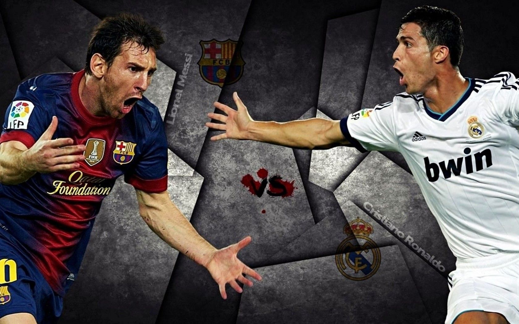 Messi Vs Ronaldo 1080p Sdeer Wallpaper Wp4009567 - Real Madrid Jersey 2012 - HD Wallpaper 