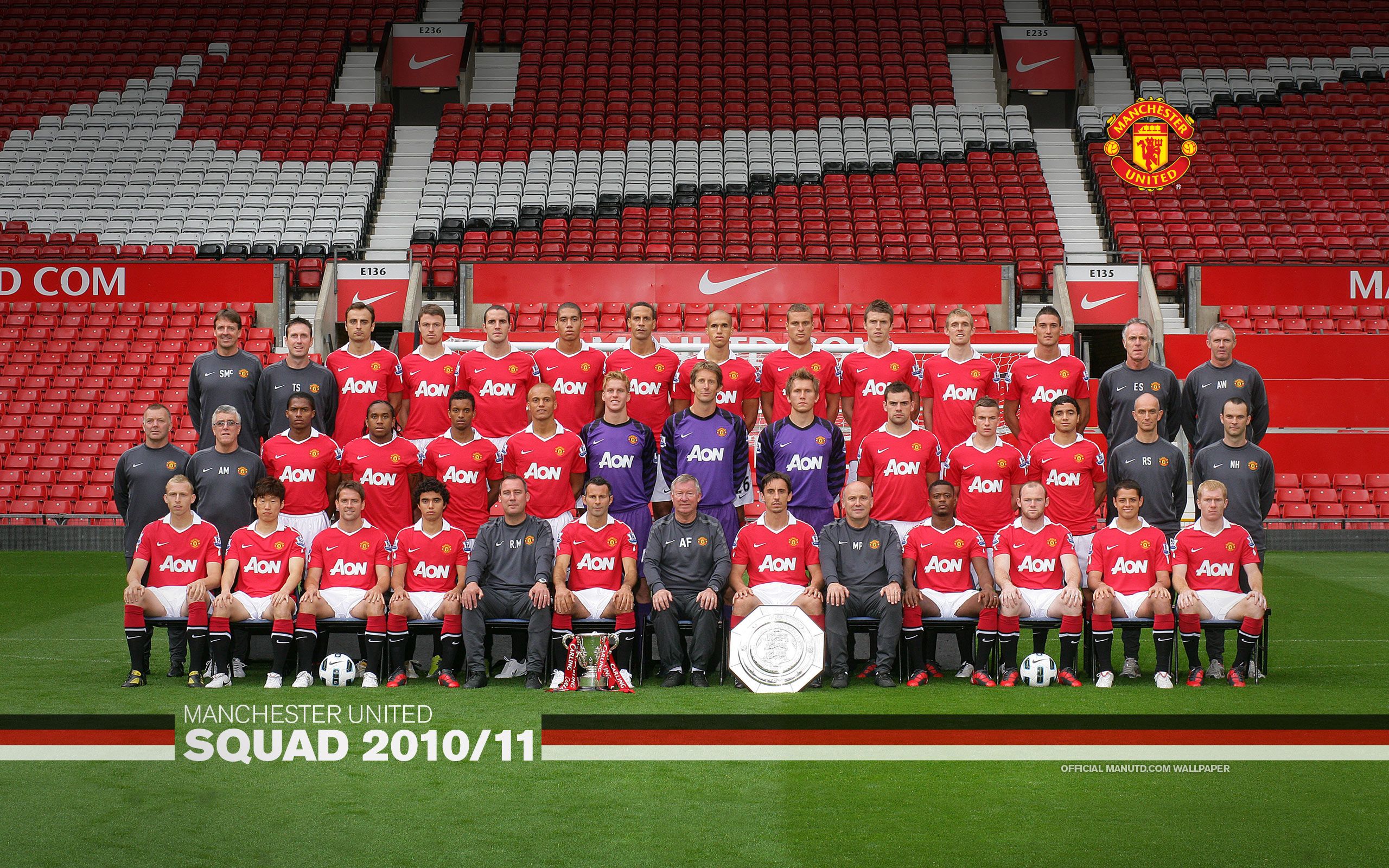 Man Utd Team 2010 - HD Wallpaper 