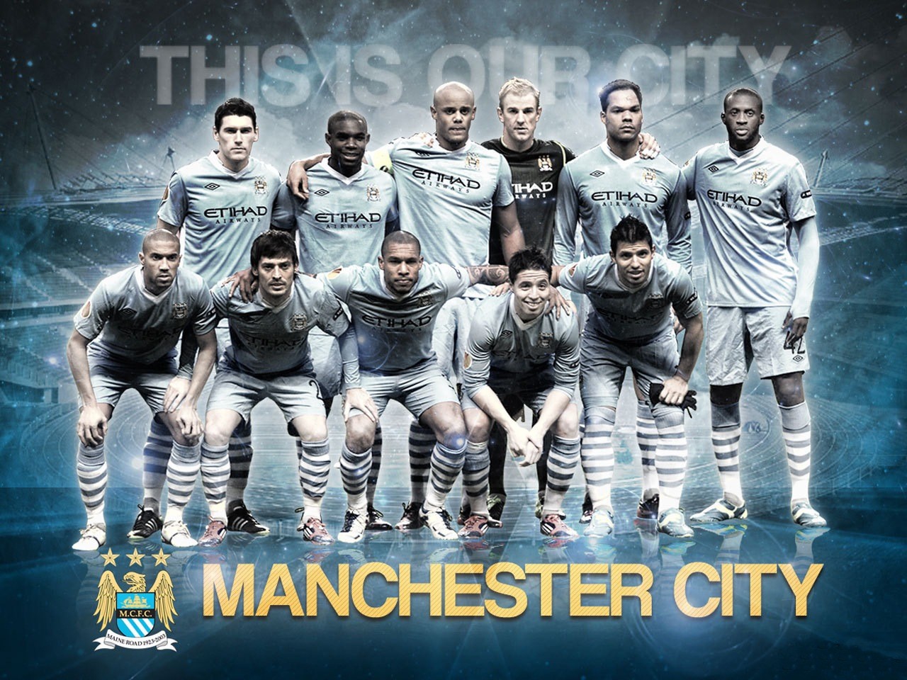 Manchester City Players Wallpaper,manchester City Wallpaper,players - Football Wallpaper Football Man City - HD Wallpaper 