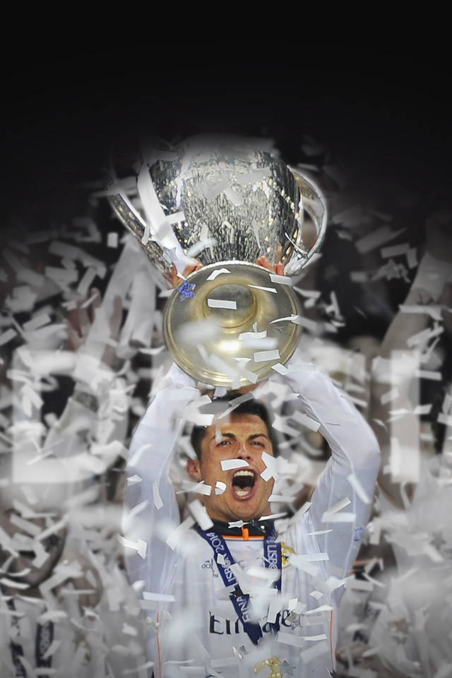 Com Apple Wallpaper Cr7 Ucl Cup Iphone4 - Iphone Wallpaper Cr7 Hd - HD Wallpaper 