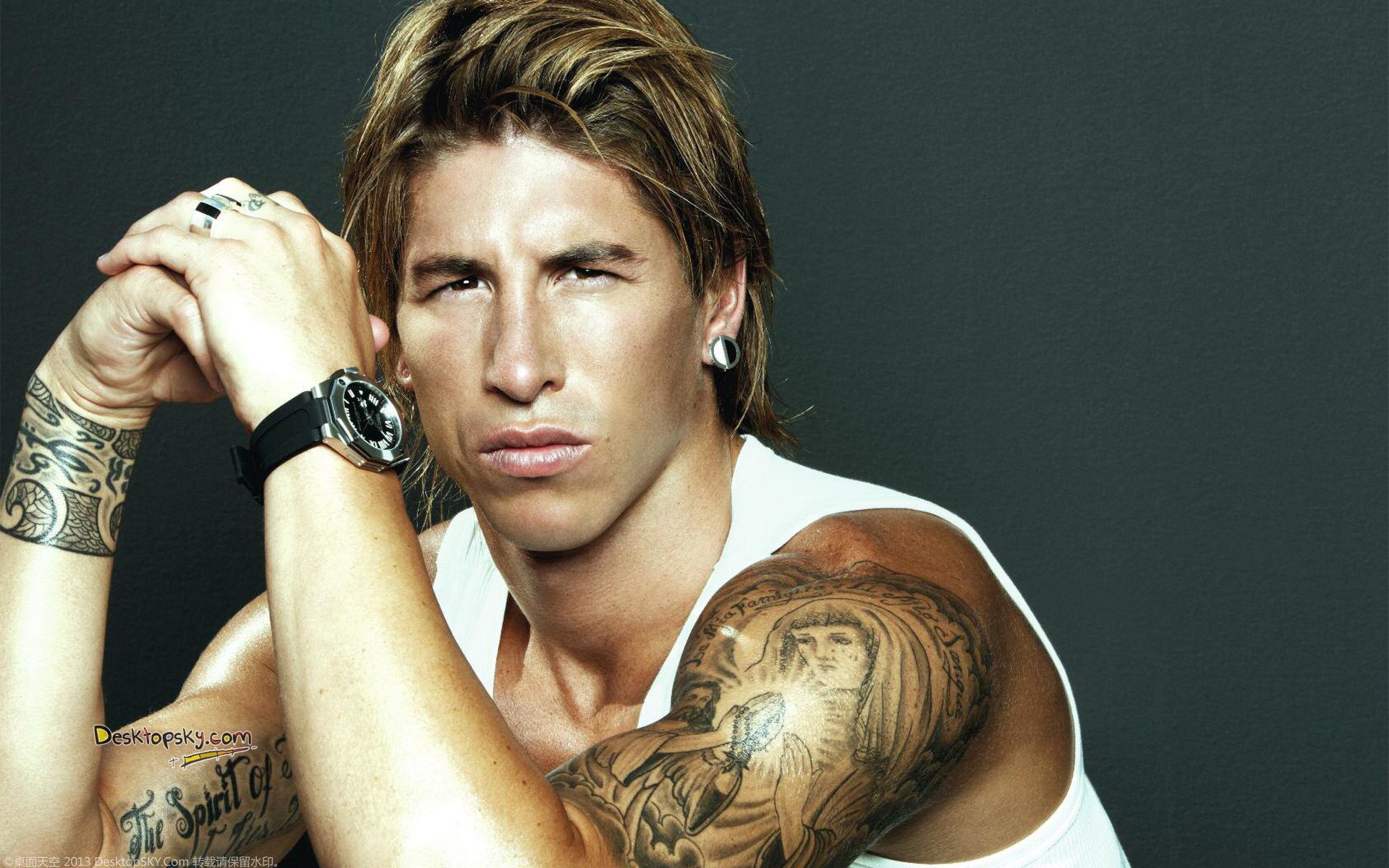 Sergio Ramos Tattoo - HD Wallpaper 